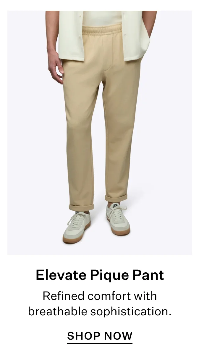 Elevate Pique Pant