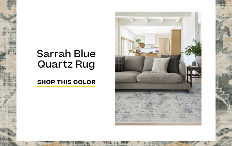 Sarrah Blue Quartz Rug