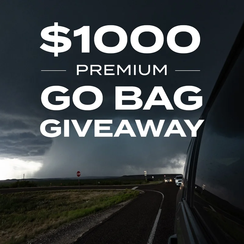 $1000 Premium Go Bag Giveaway