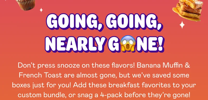 GOING, GOING, NEARLY GONE!