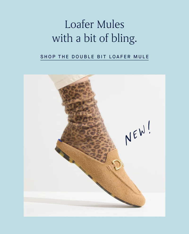 New! Loafer Mules with a bit of bling. SHOP THE DOUBLE BIT LOAFER MULE