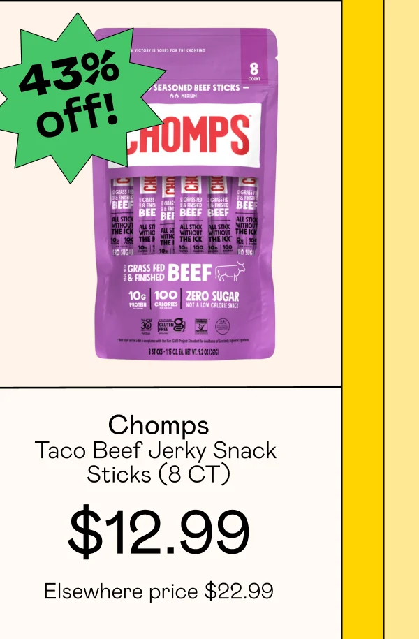 Taco Beef Jerky Snack Sticks (8 CT)