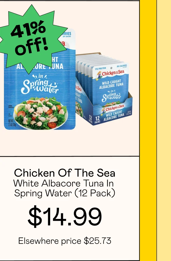 White Albacore Tuna In Spring Water (12 Pack)