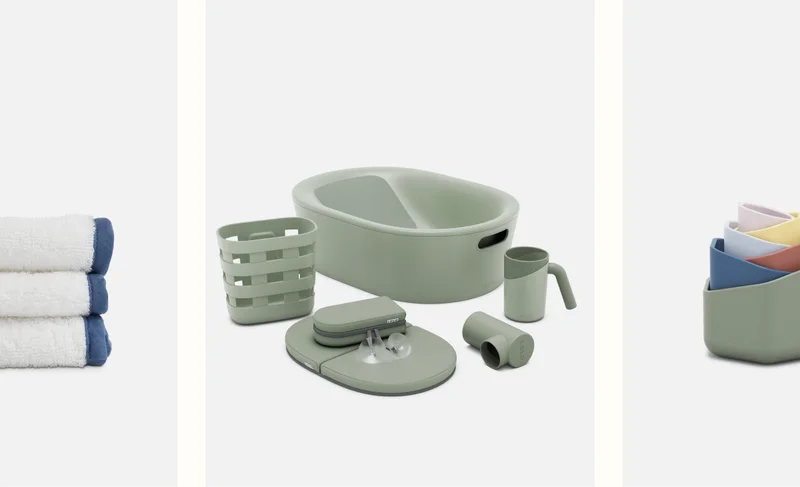 And (of course) bathing- Beautiful bath products that help them wind down after a busy day of crawling, cruising, or playing with pals at school.