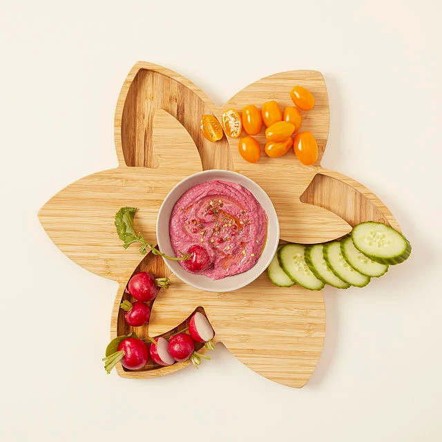 Bamboo Lotus Serving Board