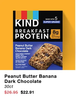 Peanut Butter Banana Dark Chocolate Breakfast Protein Bars