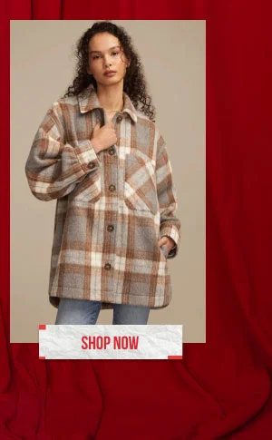Oversized Plaid Shirt Jacket Shop Now