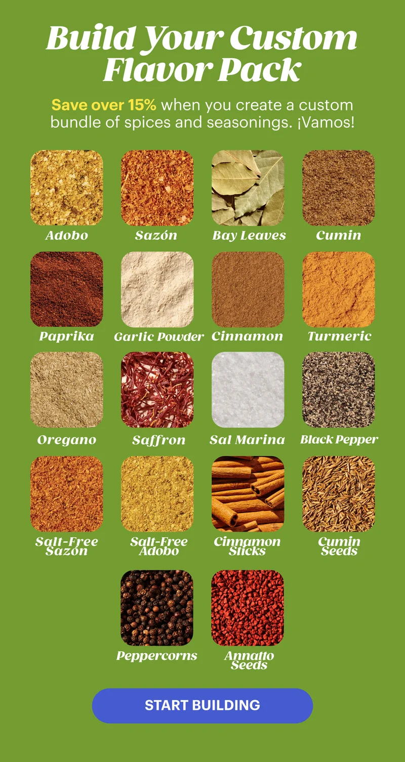 Build Your Custom Flavor Pack START BUILDING