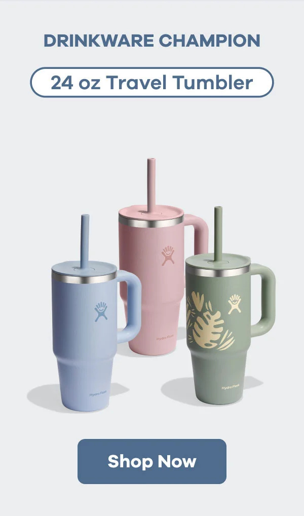 DRINKWARE CHAMPION 24 oz Travel Tumbler | Shop Now