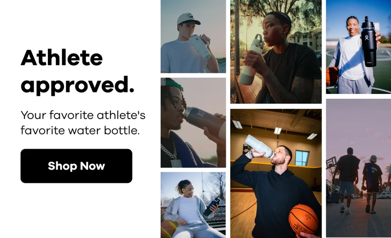 Athlete approved. Your favorite athlete's favorite water bottle | Shop Now