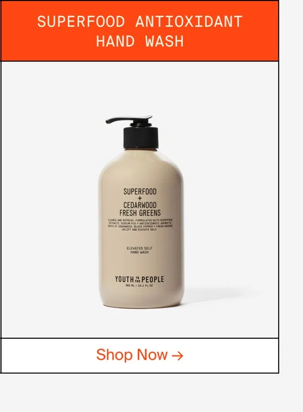 SUPERFOOD ANTIOXIDANT HAND WASH