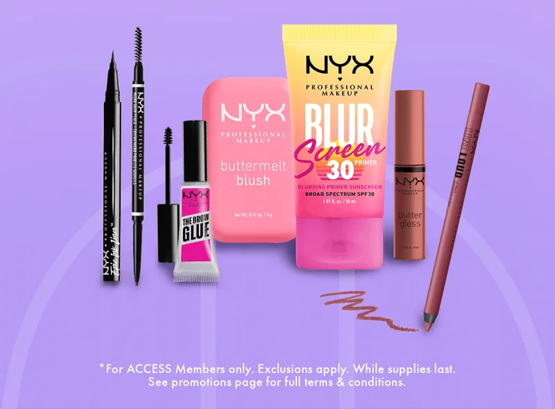 IMAGE WITH DIFFERENT NYX PRODUCTS