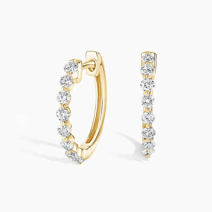 Marseille Diamond Hoop Earrings