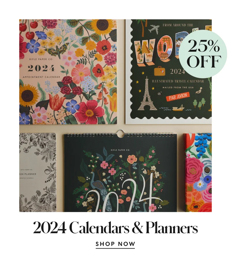Extra 25% Off Planners and Calendars