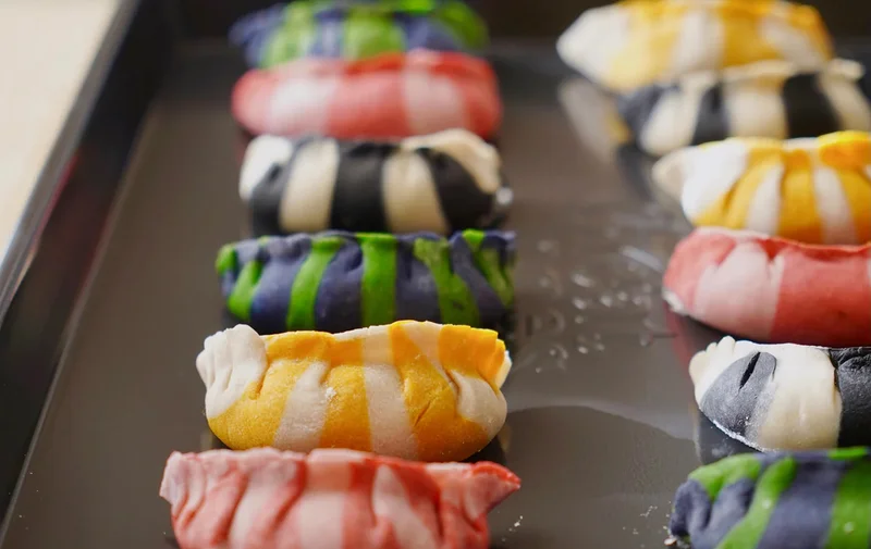Striped Dumplings Recipe