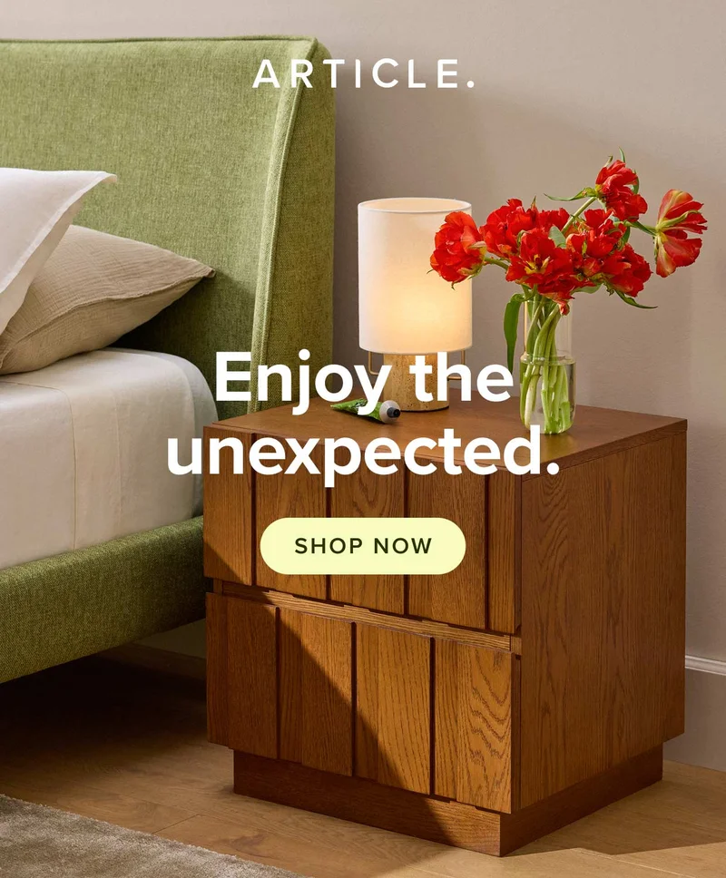 Enjoy the unexpected. Shop now.