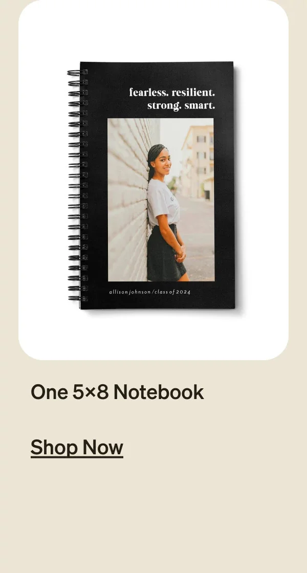 One 5x8 Notebook