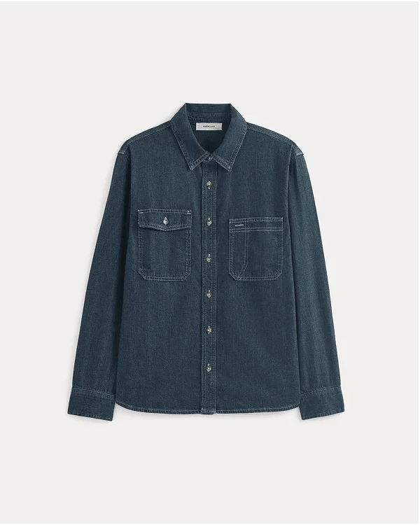 Image | Denim Utility Shirt | Dark Indigo