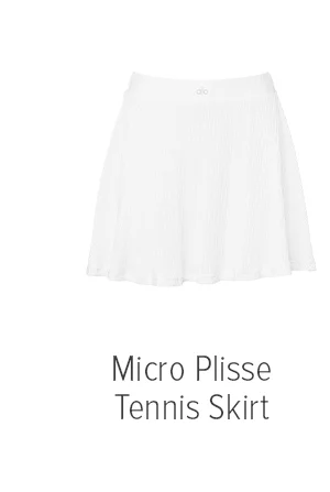 MICRO PLISSE TENNIS SKIRT