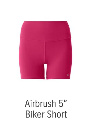 Airbrush High-Waist 5in Biker Short - Pink Summer Crush