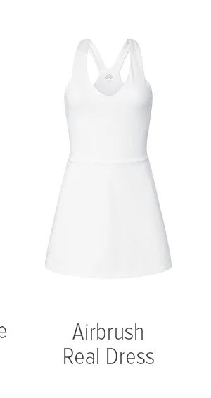 airbrush real dress white