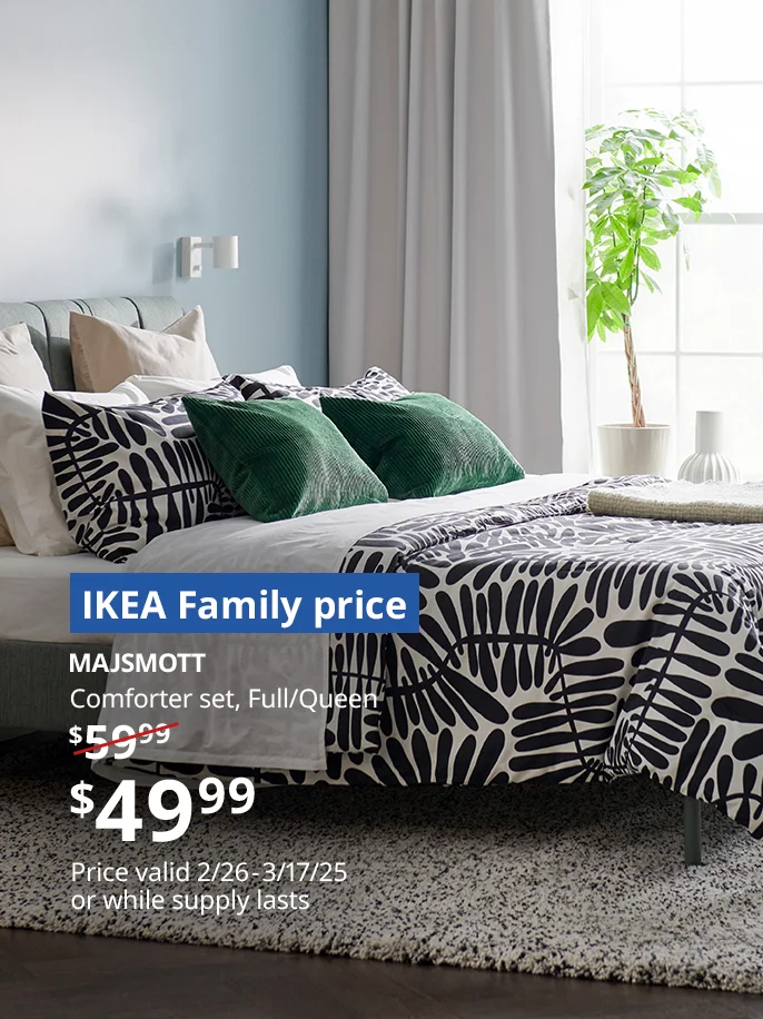 MAJSMOTT Comforter set, Full/Queen
