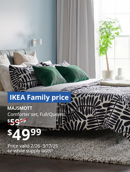 MAJSMOTT Comforter set, Full/Queen
