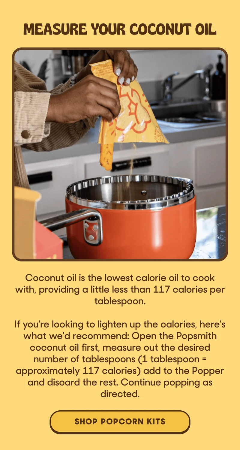 Measure Your Coconut Oil