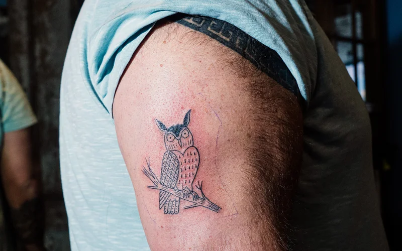 A tattoo on a person’s arm