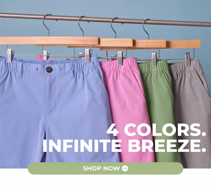4 COLORS. INFINATE BREEZE. Shop Now.