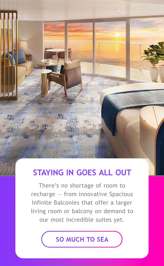 STAYING IN GOES ALL OUT