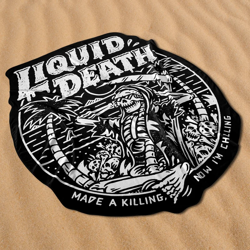 Reapin’ Ain’t Easy Oversized Beach Towel