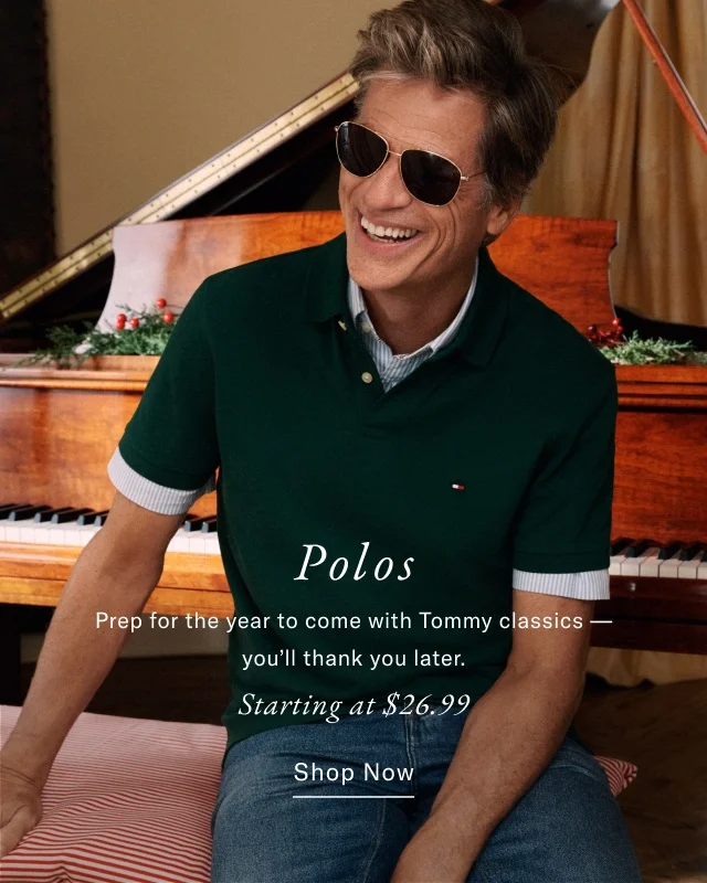 Polos Prep for the year to come with Tommy classics - you'll thank you later. Starting at $26.99 Shop Now