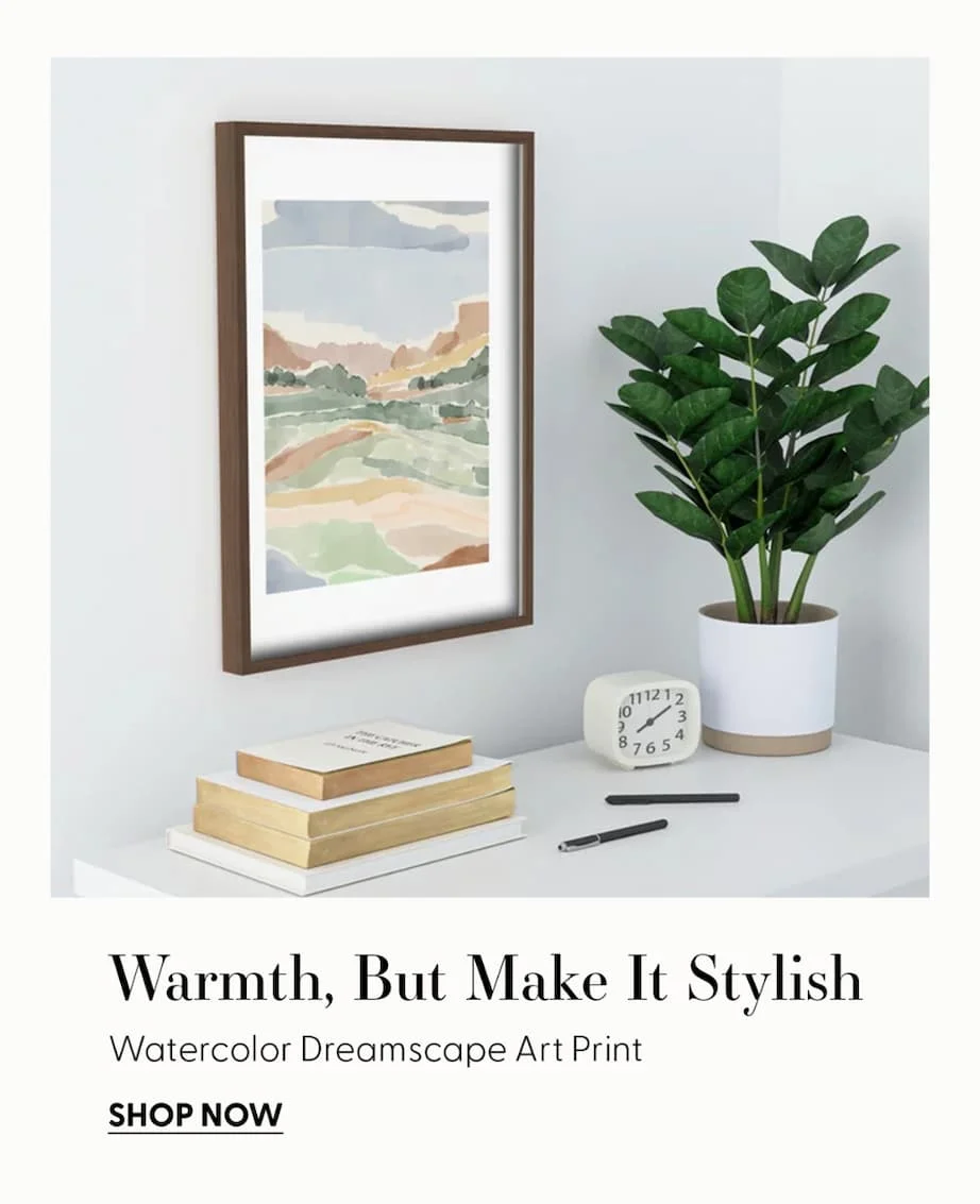 Watercolor Dreamscape Art Print
