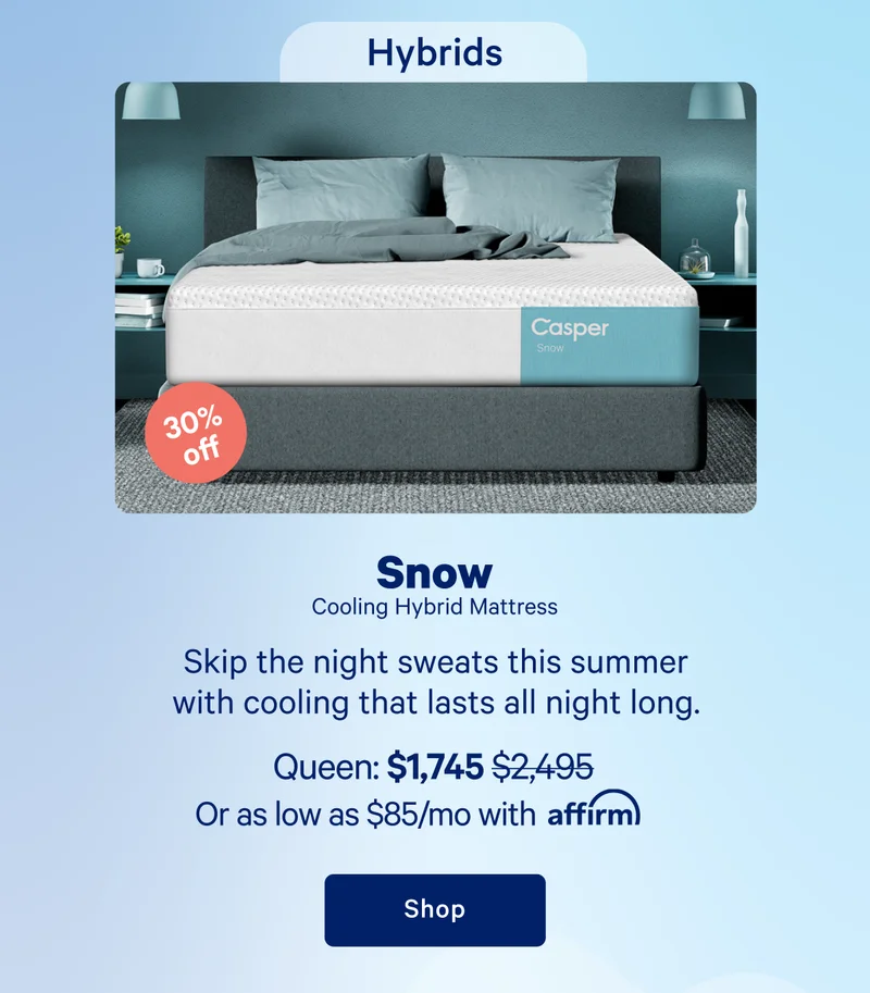 Snow Cooling Hybrid Mattress >> Shop >>