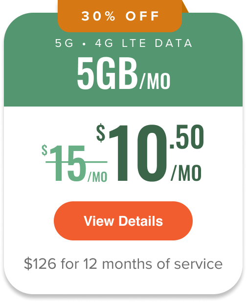 5GB/mo