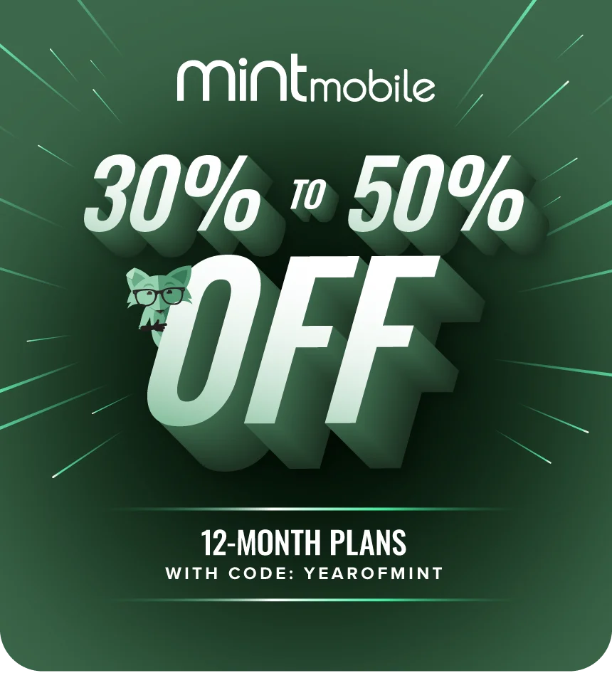 30% to 50% off 12-Month Plans with code: discount code