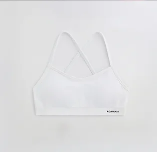 Classic Seamless Cross Back Bra - Warm White