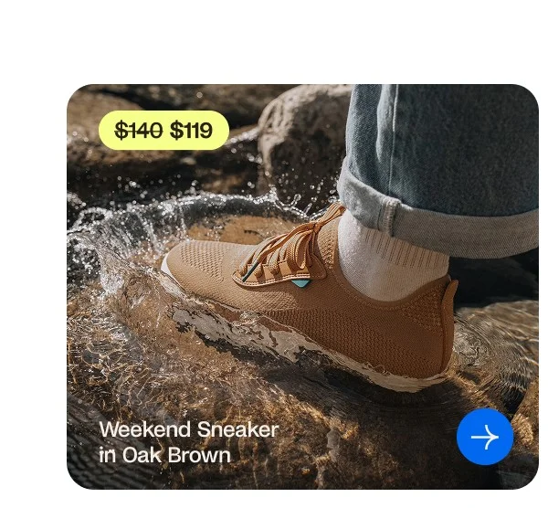 Weekend Sneaker In Oak Brown