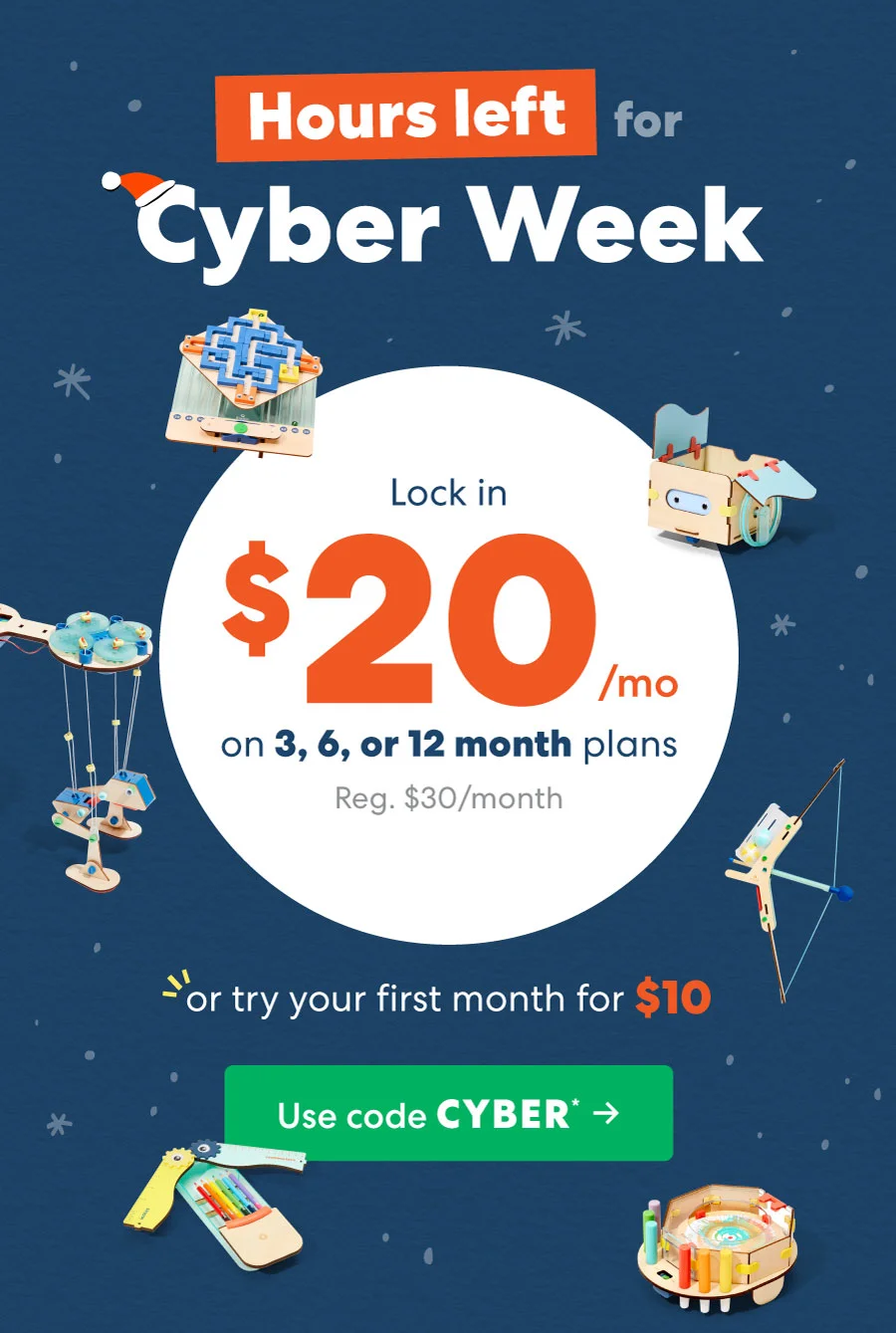 Hours left for Cyber Week
