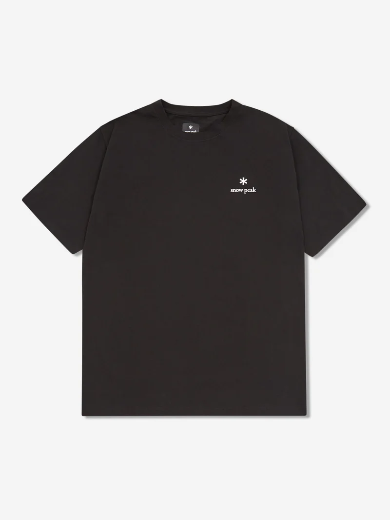 Image of Snow Peak NSD Logo S/S T-Shirt - Black