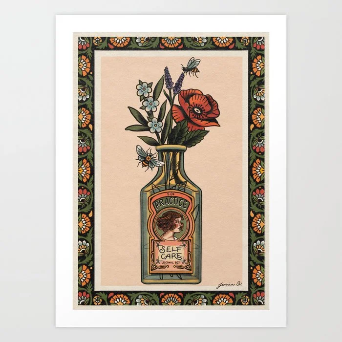 Practice Self Care Art Print Art Print