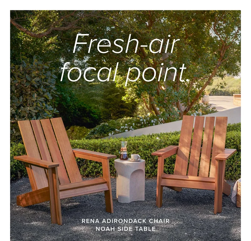 Fresh-air focal point.