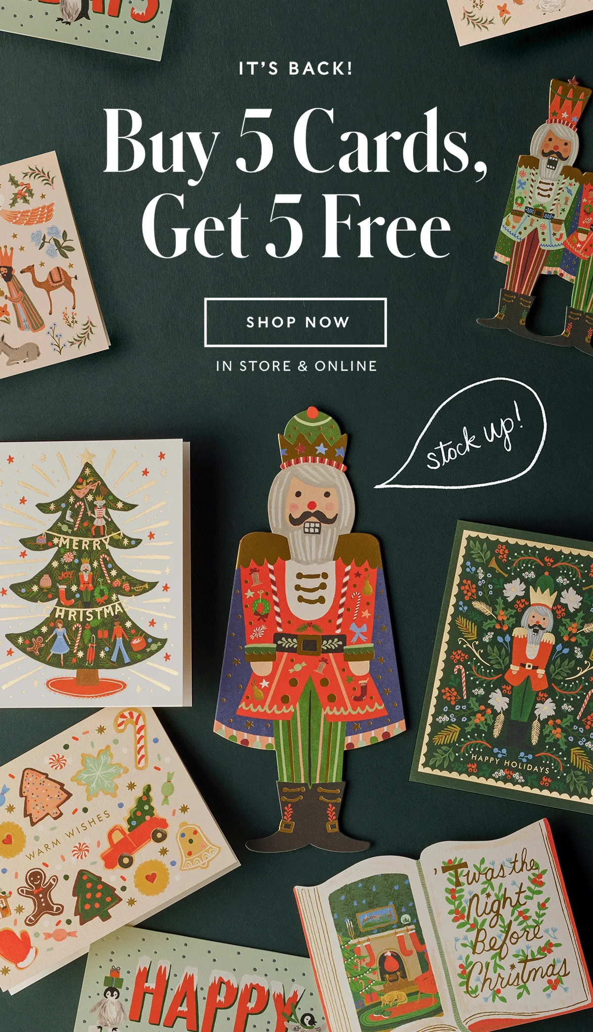 Buy 5 Cards Get 5 Free