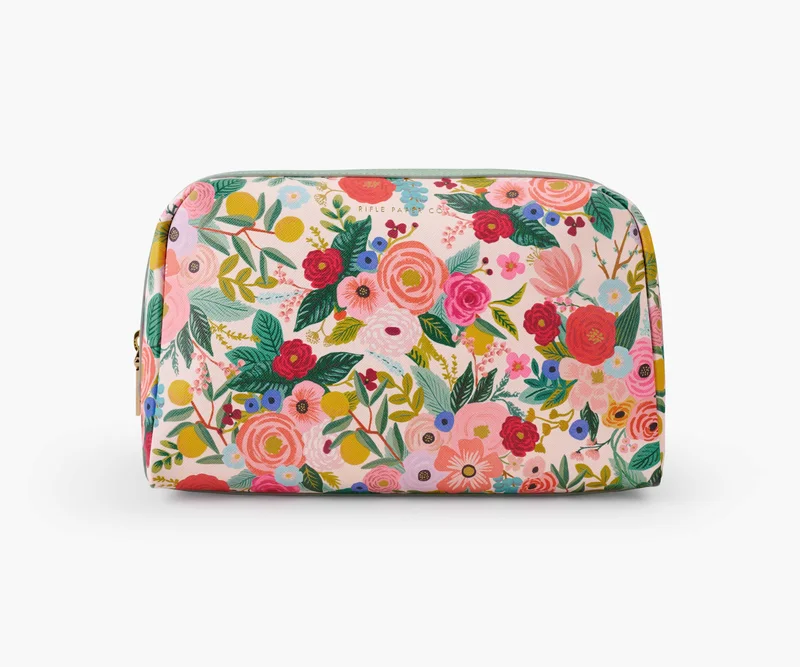 Image of Large Cosmetic Pouch - Garden Party