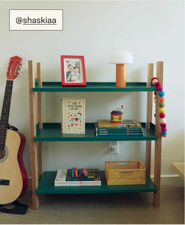 The Shelving System styled by @shaskiaa
