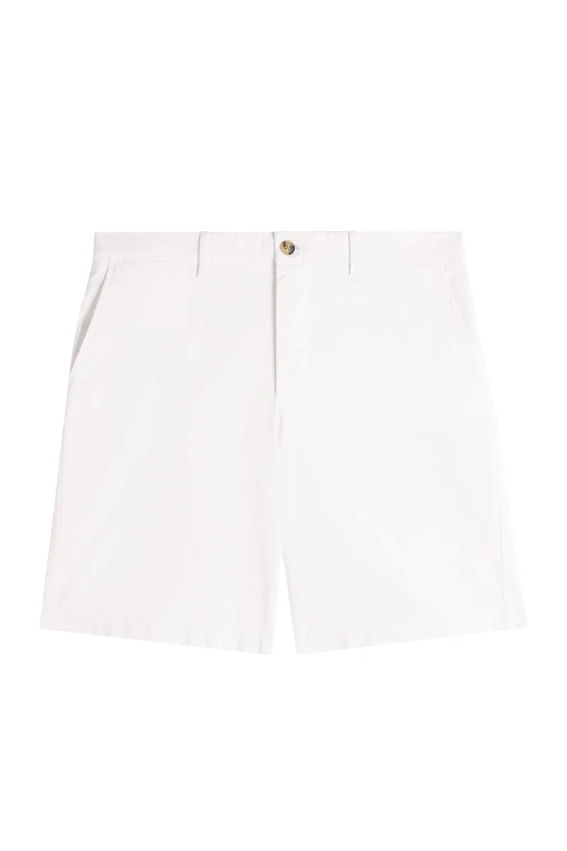 Image of Shane Cotton Stretch Shorts / White