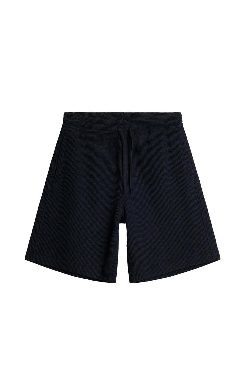 Image of Simon Waffle Shorts / JL Navy
