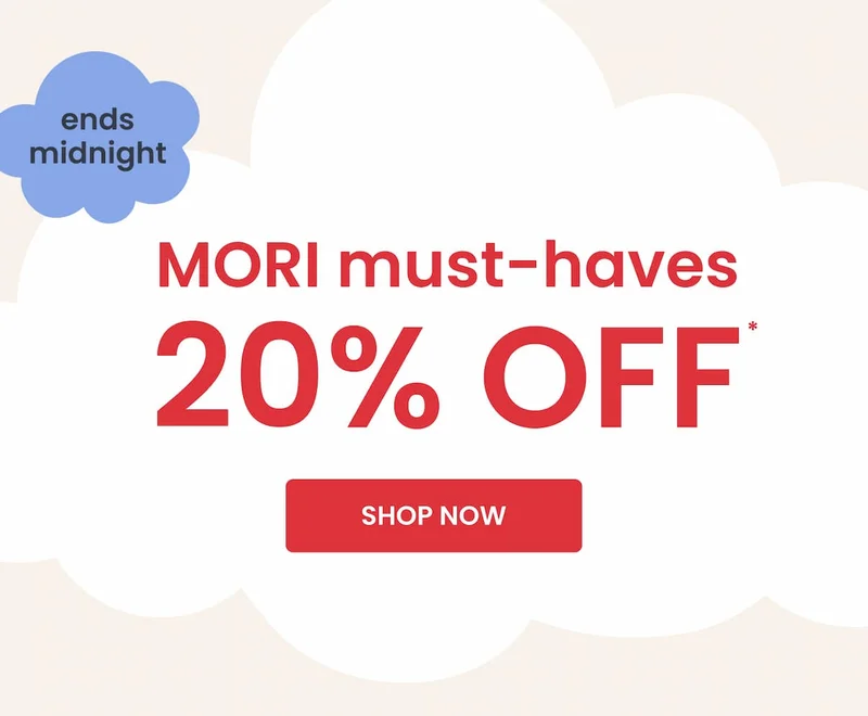 meet your MORI must-haves 20% OFF
