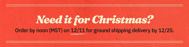 Shipping Cut off December 11th